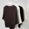 RYLENE RAYNA Short Sleeve Batwing | Atasan Rajut Batwing Lengan Pendek Wanita