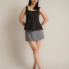 RYLENE ELENA Skirt Semiwool Polos – Rok Mini Wanita Basic A-Line Casual