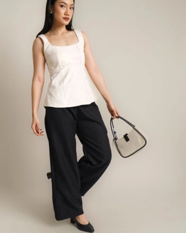 RYLENE ITZEL Long Pants Polos – Celana Panjang Wanita High Waist Basic Casual