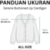 RYLENE SERENE Buttoned Up Cardigan | Cardigan Rajut Crop V-Neck Wanita