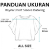 RYLENE RAYNA Short Sleeve Batwing | Atasan Rajut Batwing Lengan Pendek Wanita